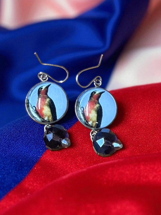 Aretes Pájaro Carpintero - Raíces de Mi Isla
