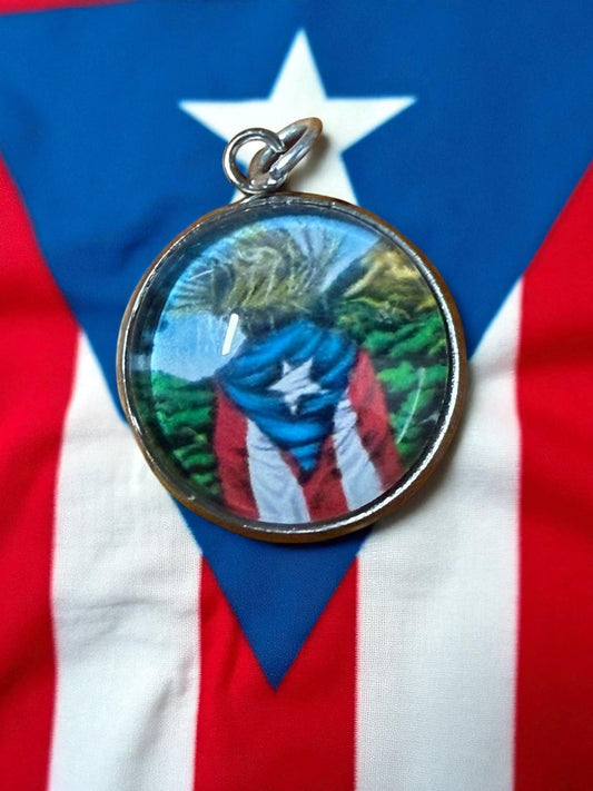 Dije Jíbaro con Cadena - Raíces de Mi Isla