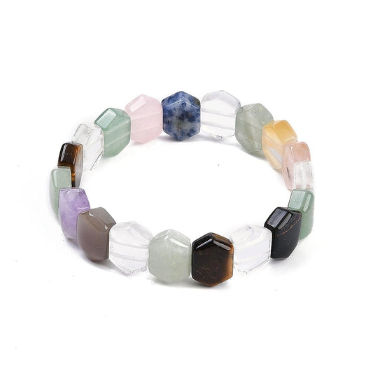 Pulsera de Cuarzos Facetados