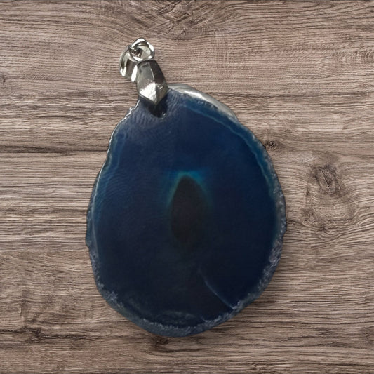 Dije de Ágata Crystallun Opus con Cadena