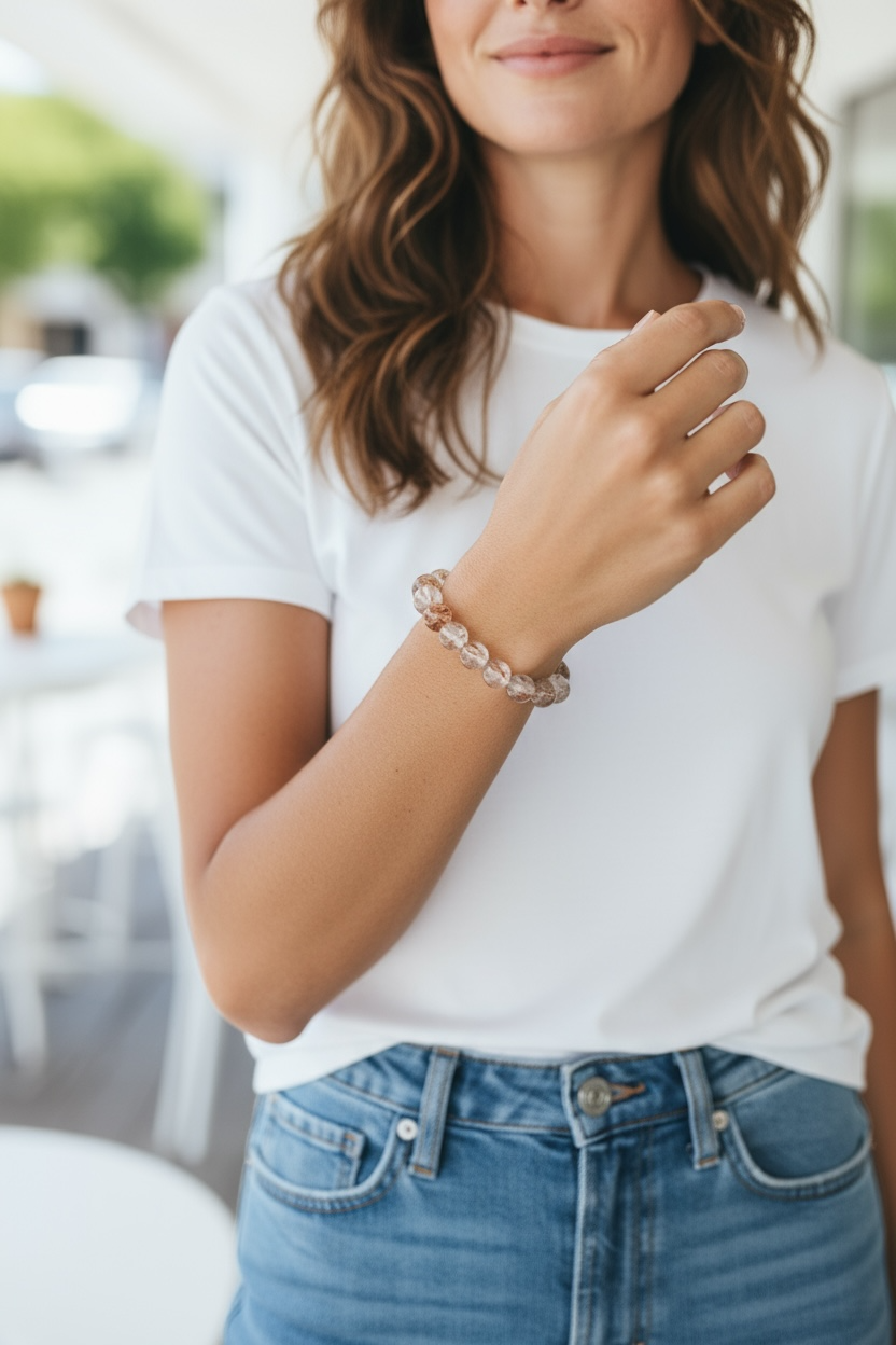 Pulsera Cuarzo Súper 7 de 11mm