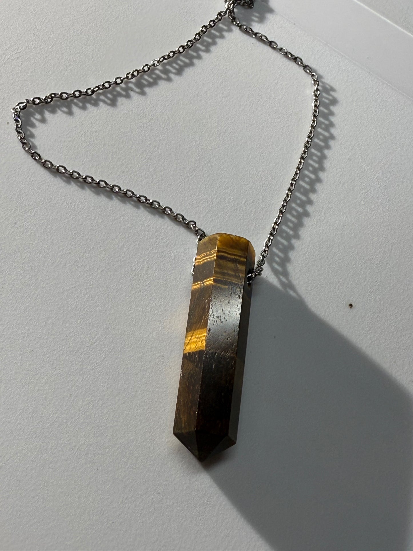 Collar Lápiz Ojo de Tigre