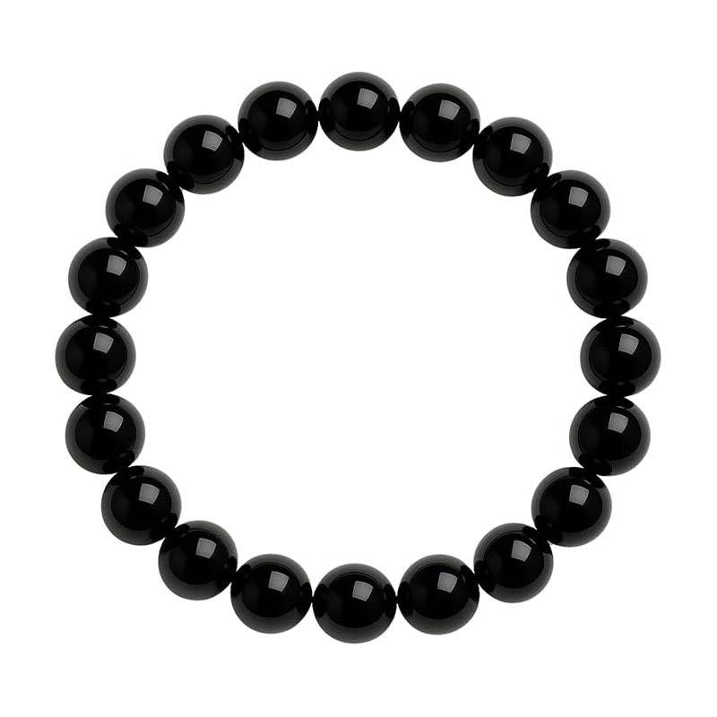 Pulsera de Obsidiana Negra 8mm