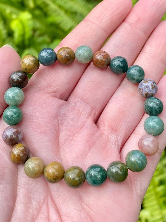 Pulsera Jaspe Océano 8mm