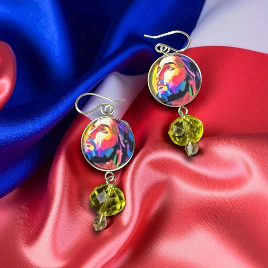 Aretes Jesús Colorido - Caelestis Collection