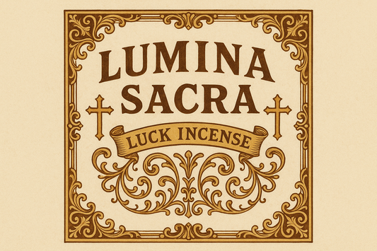 Etiqueta Lumina Sacra Luck Incense