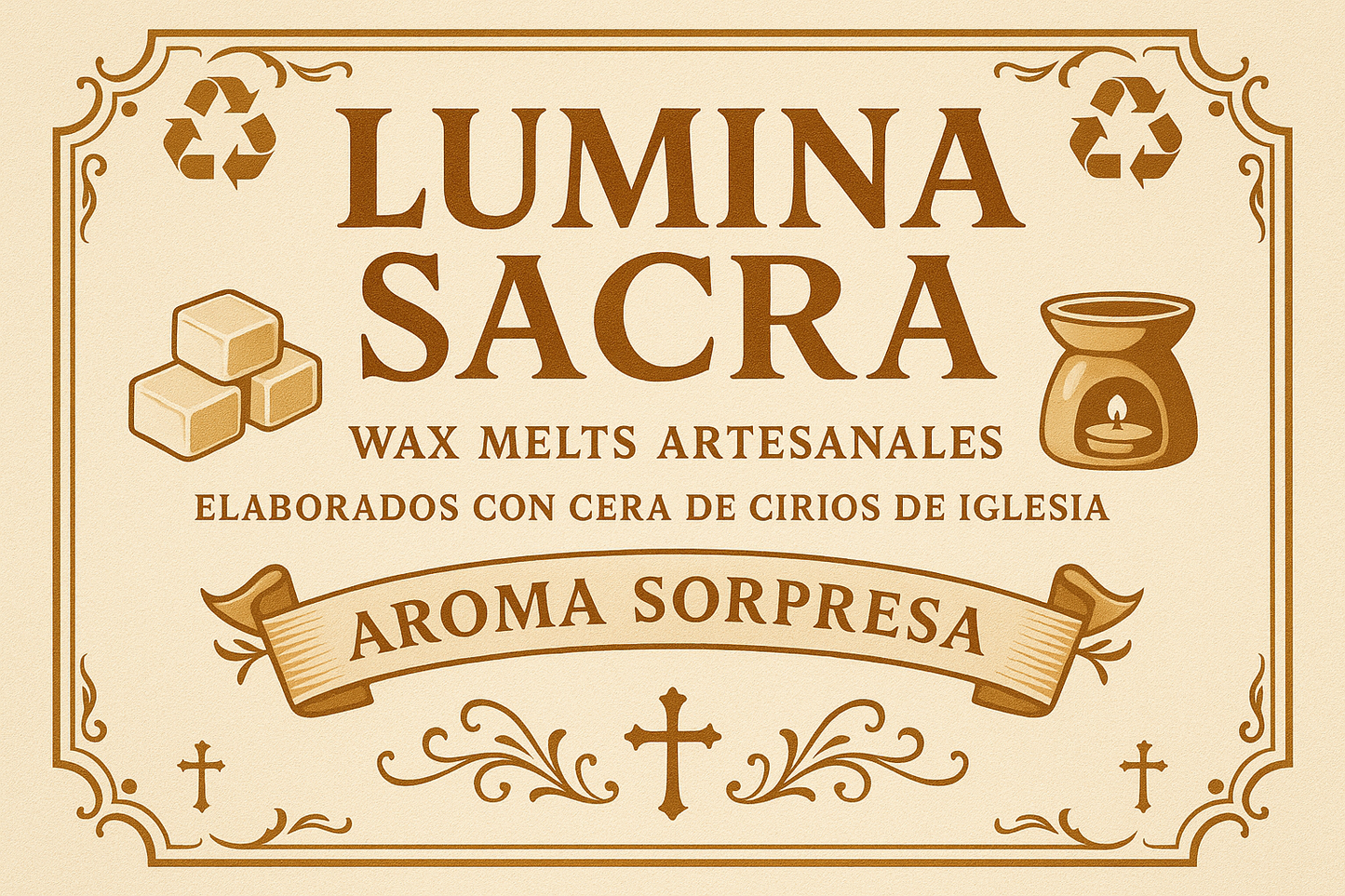 Etiqueta Lumina Sacra Wax Melts