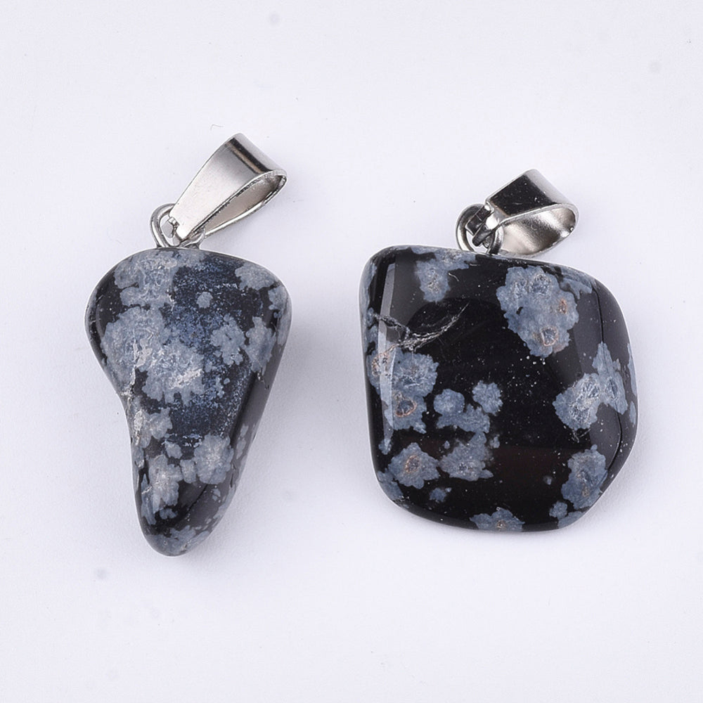 Dijes de Cuarzo con Collar en Hilo