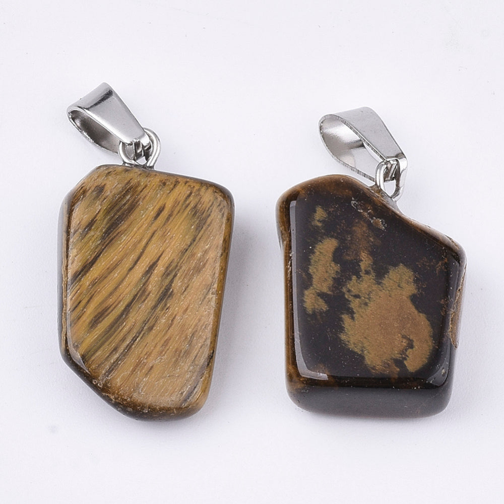 Dijes de Cuarzo con Collar en Hilo