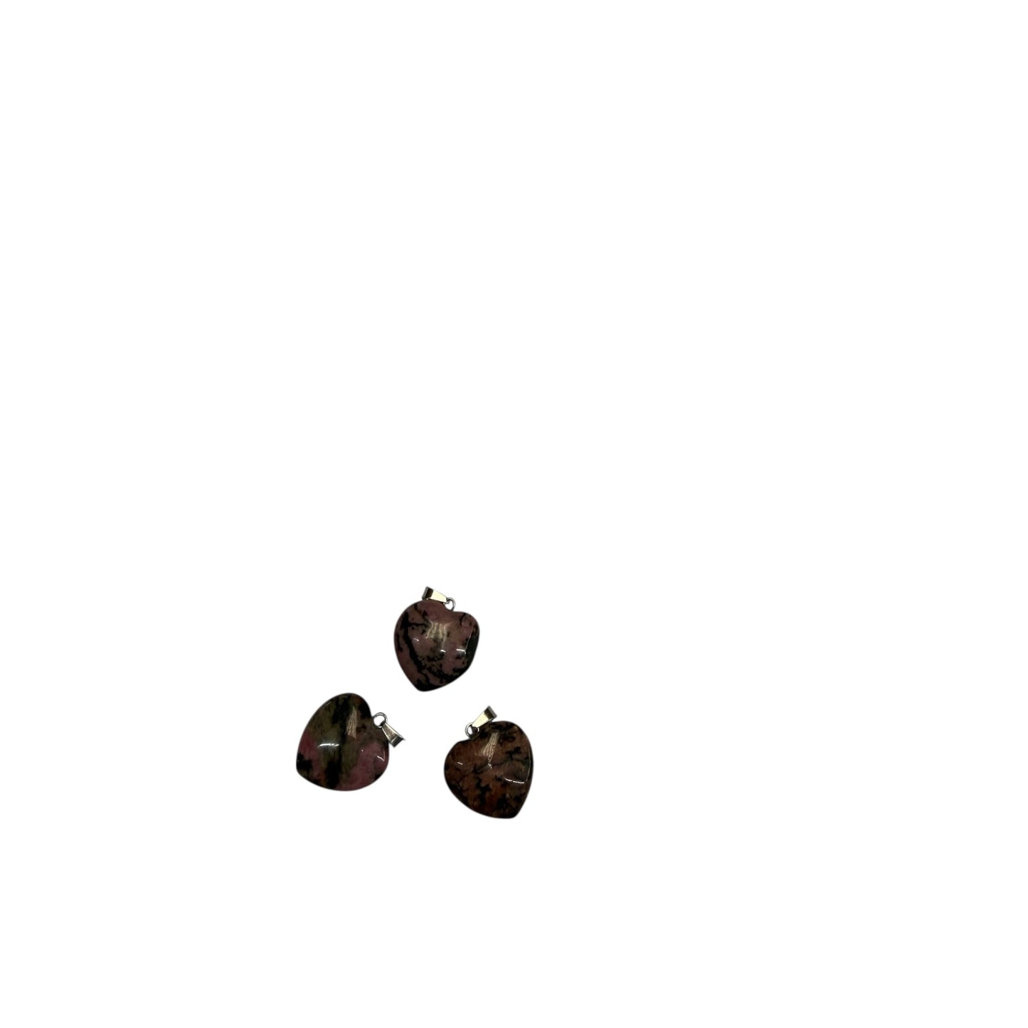 Corazón de rodonita 22 mm