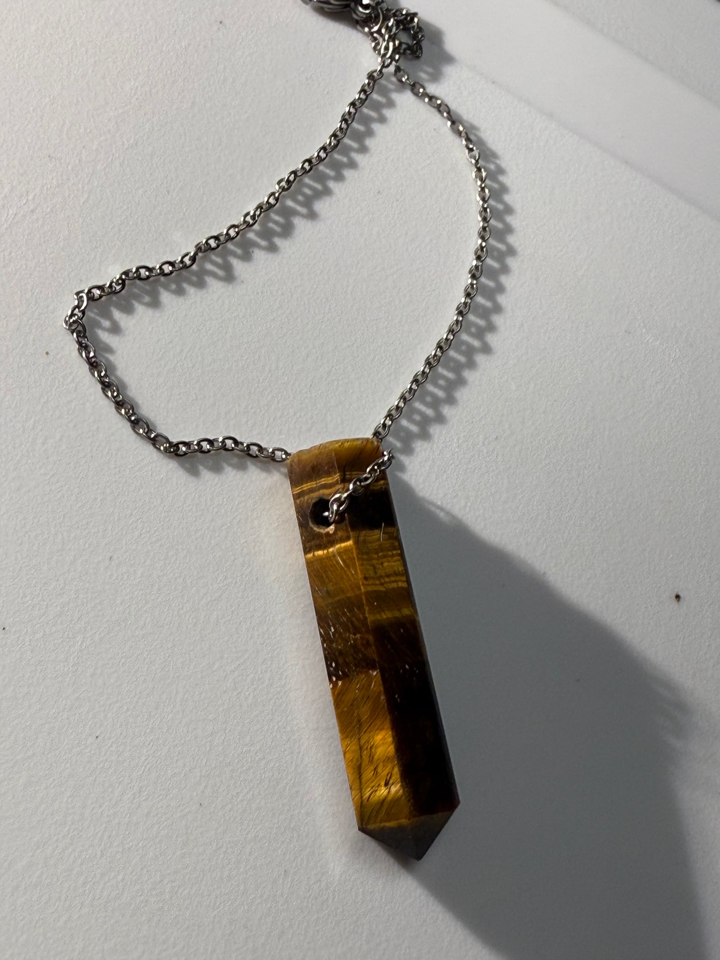 Collar Lápiz Ojo de Tigre