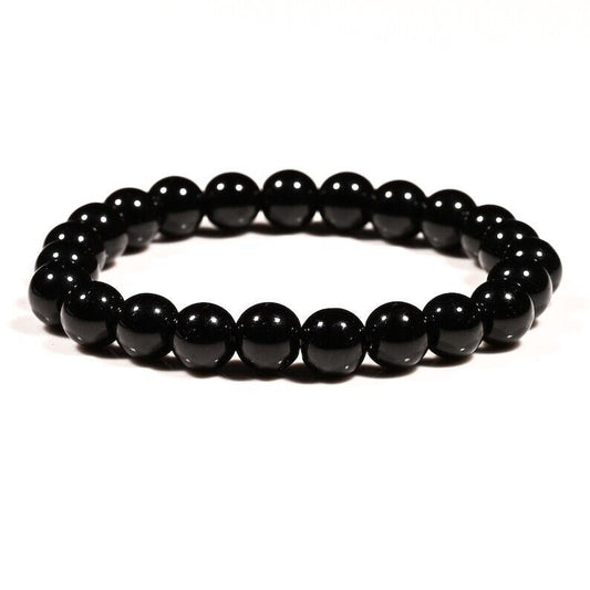 Pulsera de Obsidiana Negra 8mm
