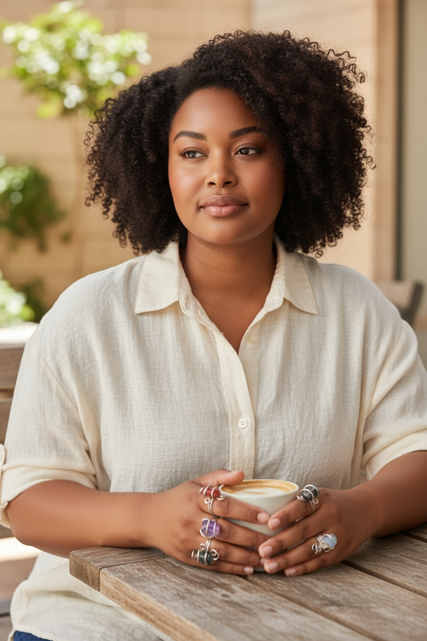 Anillos Variados en Piedras de Cuarzo