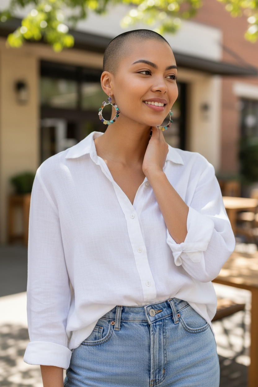 Aretes de Cuarzo y Aluminio