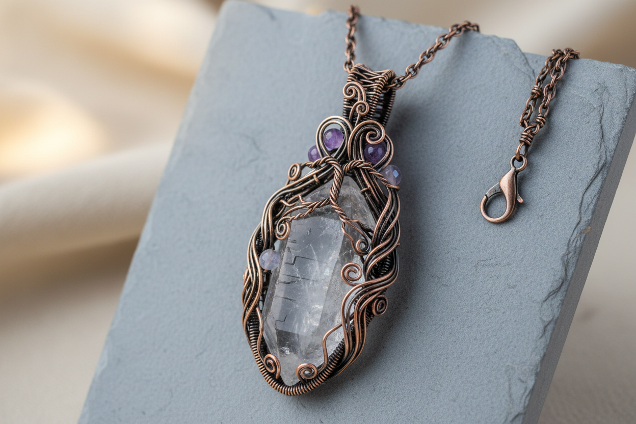 Collar de Cuarzo - Diseño Artístico