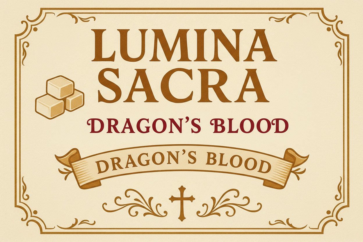 Etiqueta Lumina Sacra Dragon's Blood