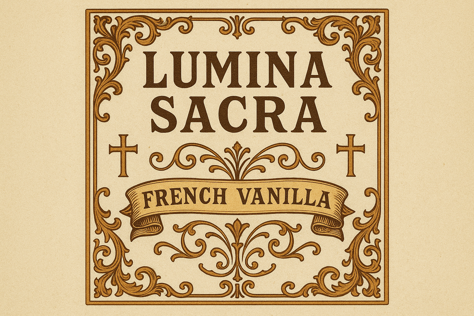 Etiqueta Lumina Sacra French Vanilla