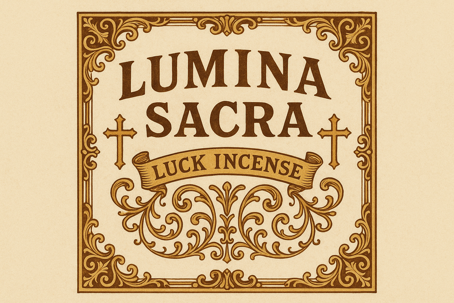 Etiqueta Lumina Sacra Luck Incense