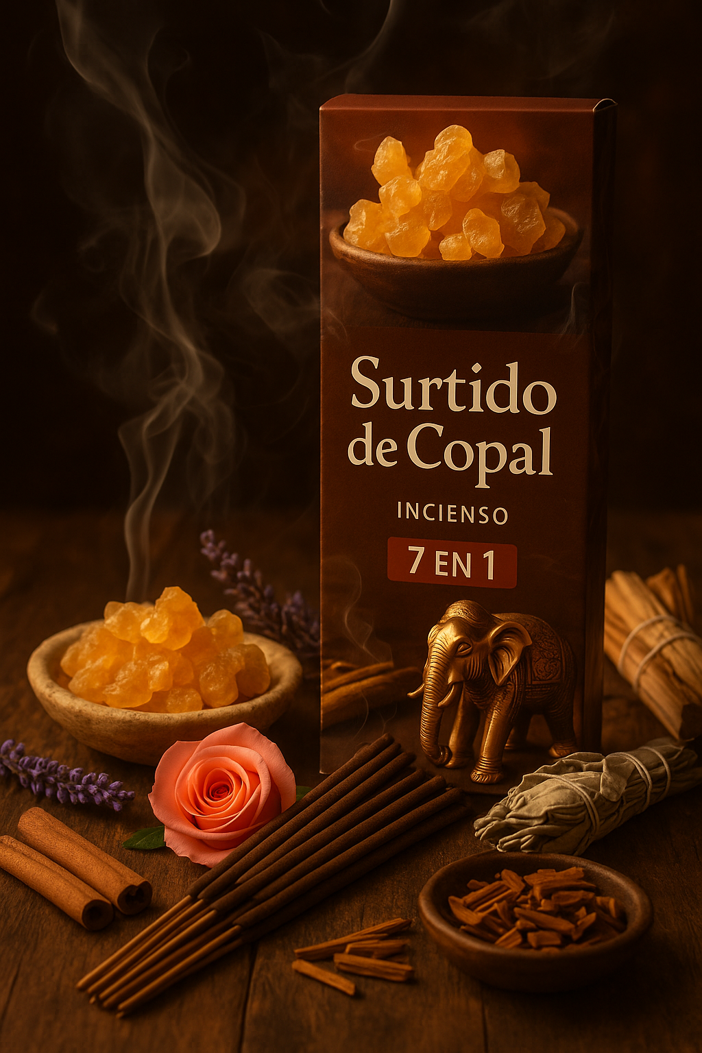 Surtido de Copal Incienso 7 en 1